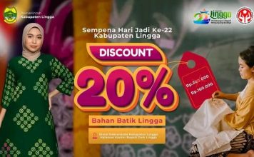 Dekranasda Lingga Hadirkan Diskon Spesial 20 Persen untuk Produk Batik Lingga