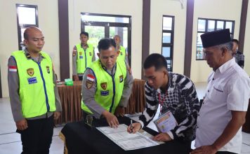 Wujudkan Rekrutmen Tanpa KKN, Polres Natuna Gelar Sumpah dan Pakta Integritas Bintara Brimob TA 2026