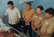 Solidaritas Tanpa Batas, Pengurus SMSI Kepri Besuk Mutiasih Pasca Operasi