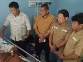 Solidaritas Tanpa Batas, Pengurus SMSI Kepri Besuk Mutiasih Pasca Operasi