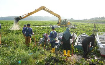Aksi BP Batam Bersihkan Waduk Duriangkang, Jaga Kualitas Sumber Air
