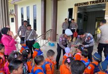 Satlantas Polres Natuna Gelar Edukasi Polisi Sahabat Anak dalam Rangka Operasi Zebra Seligi 2025