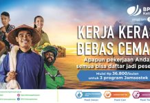 Cukup Dengan Rp36.800, Pekerja Aman, Keluarga Tenang