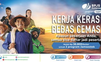 Cukup Dengan Rp36.800, Pekerja Aman, Keluarga Tenang