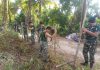 Pasca Latihan ANCAB, TNI Yonkomposit 1 Gardapati Gelar Karya Bhakti di Desa Sebadai Hulu