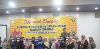 Ketua TP PKK Aceh Timur Buka Kegiatan Sosialisasi Adat Istiadat