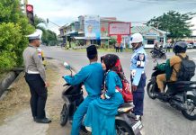Lanud Raden Sadjad Turun Lapangan Dukung Polres Natuna dalam Operasi Zebra 2025