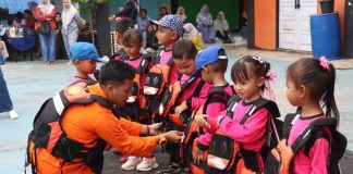 Pupuk Kesadaran Akan Keselamatan, Kantor SAR Natuna Edukasi Ratusan Pelajar Sejak Dini