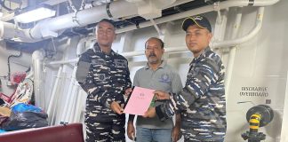 Lanal Ranai Terima Penyerahan Kapal Tangkapan KRI Bung Tomo-357