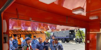 Danlanud RSA Pastikan Kesiapan Personel Lanud RSA di Posko Bencana Natuna