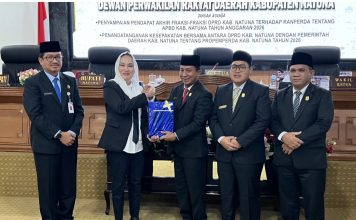 DPRD dan Pemkab Natuna Sepakati APBD 2026 Senilai Rp1,048 Triliun dan Tetapkan Lima Ranperda Prioritas Propemperda