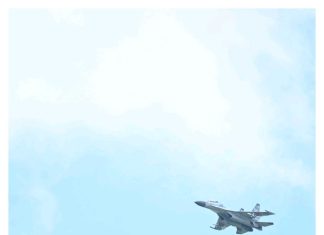 Latihan Force Down Koopsudnas 2025, Danlanud RSA Natuna Saksikan Aksi Sukhoi Amankan Udara RI