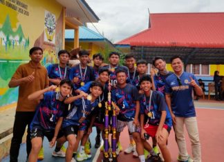 SMAN 1 Lingga Juara Turnamen Voli Antar Pelajar se-Kabupaten Lingga