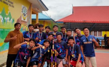 SMAN 1 Lingga Juara Turnamen Voli Antar Pelajar se-Kabupaten Lingga