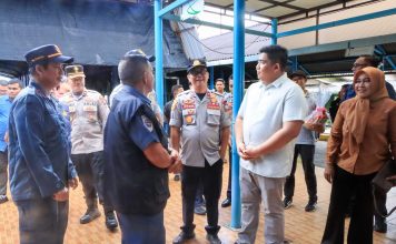 Bupati Roby Tinjau Kesiapan Pos Pengamanan Nataru di Pelabuhan Bulang Linggi Tanjung Uban