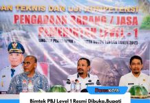 Bimtek PBJ Level 1 Resmi Dibuka,Bupati Buteng Ingatkan : Jangan Main Aturan dalam Pengadaan Barang/Jasa