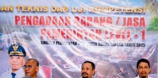 Bimtek PBJ Level 1 Resmi Dibuka,Bupati Buteng Ingatkan : Jangan Main Aturan dalam Pengadaan Barang/Jasa