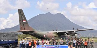 Lanud RSA Salurkan Donasi Masyarakat Natuna untuk Korban Bencana ke Aceh, Sumut dan Sumbar