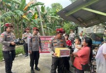 Berbagi, Satreskrim Polres Natuna Laksanakan Bakti Sosial pada Momen HUT Reserse Polri ke-78