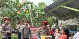 Berbagi, Satreskrim Polres Natuna Laksanakan Bakti Sosial pada Momen HUT Reserse Polri ke-78
