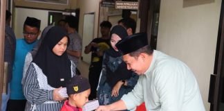 Peringati HUT Reserse ke 78, Satreskrim Polres Natuna Tebar Kepedulian Lewat Doa dan Santunan Kepada Anak Yatim