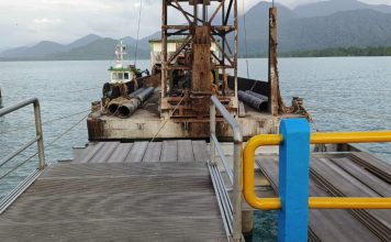 Proyek Dermaga Apung di Tanjung Buton Tanpa Papan Plank, Warga Pertanyakan Transparansi Dishub Kepri