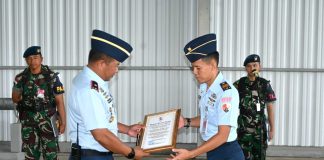 Pengabdian di Perbatasan, Lanud RSA Natuna Lepas Personel Pindah Satuan