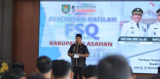 Bupati Asahan Resmi Lepas Kontingen Festival Seni Qasidah (FSQ) Sumut 2025