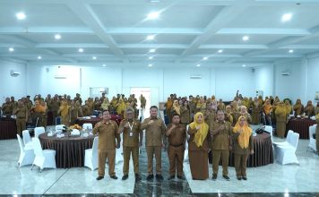 Wakil Bupati Asahan Ikuti Sosialisasi Penguatan BLUD Secara Zoom Bersama Dirjen Bina Keuangan Daerah Kemendagri
