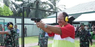 Bupati Asahan Bersama Forkopimda Ikuti Eksibisi Menembak Executive 2025