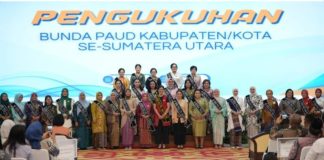 Provsu Gelar Prosesi Pengukuhan Bunda Literasi Dan Bunda PAUD