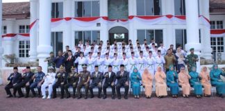 Bupati Asahan Kukuhkan Paskibraka Tahun 2025