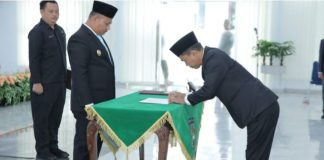 Wakil Bupati Asahan Lantik Dr Bukit Buchori Siagian Sebagai Kepala BPBD