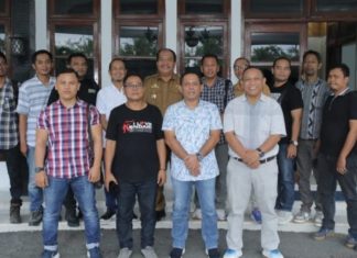 PWI Kabupaten Asahan Audiensi Ke Bupati Sampaikan Agenda Program Kerja