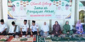 TP PKK Serahkan Bantuan Sosial Ke Kelompok Perwiritan Desa Padang Sipirok