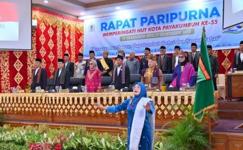 Peringati HUT Kota Payakumbuh ke-55, DPRD Gelar Rapat Paripurna di Ruang Sidang Utama