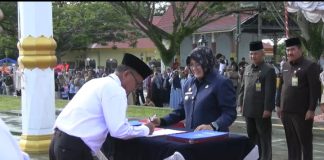 Lantik 3.054 Honorer Jadi ASN PPPK, Bupati Siak Tekankan Displin Jadi Prioritas Kedepan.