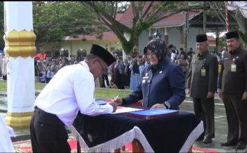 Lantik 3.054 Honorer Jadi ASN PPPK, Bupati Siak Tekankan Displin Jadi Prioritas Kedepan.