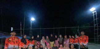 Peringati Hari Ibu, Mahasiswa KKN STAI Natuna Posko 01 Desa Binjai Gelar Lomba Voli Ibu-Ibu Antar RT