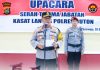 Kapolres Buton Pimpin Upacara Serah Terima Kasat Lantas Polres Buton