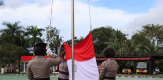 Polres Natuna Gelar Upacara Peringatan Hari Ibu ke-97, Srikandi Polri Jadi Garda Terdepan Upacara
