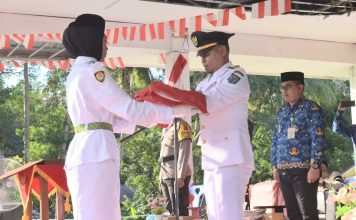 Peringatan HUT ke-80 RI Tingkat Kecamatan Temiang Pesisir Berlangsung Khidmat
