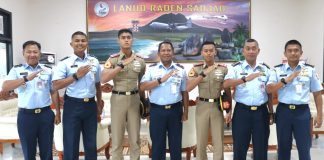 Danlanud RSA Terima Kunjungan Taruna AAU Asal Natuna