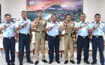 Danlanud RSA Terima Kunjungan Taruna AAU Asal Natuna