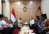 Wamenhan Terima Audiensi Bupati Lingga, Bahas Pemanfaatan Lahan Latihan TNI untuk Proyek Strategis Nasional