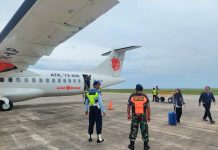 Lanud RSA Natuna Amankan Arus Penumpang Nataru di Bandara Raden Sadjad