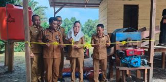 Dorong Penguatan Ekonomi Desa, Bupati Natuna Resmikan Pabrik Mini Sagu BUMDes Kelanga