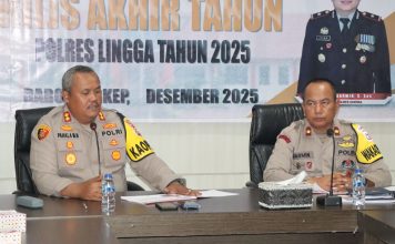 Polres Lingga Rilis Capaian Kinerja 2025, Angka Kriminalitas Terkendali dan Pelayanan Publik Meningkat