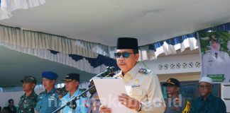 Wabup Natuna Jarmin Pimpin Upacara Peringatan Hari Desa Nasional 2026