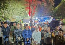 Danlanud RSA Natuna Bersama Forkopimda Pantau Kamtibmas Malam Tahun Baru